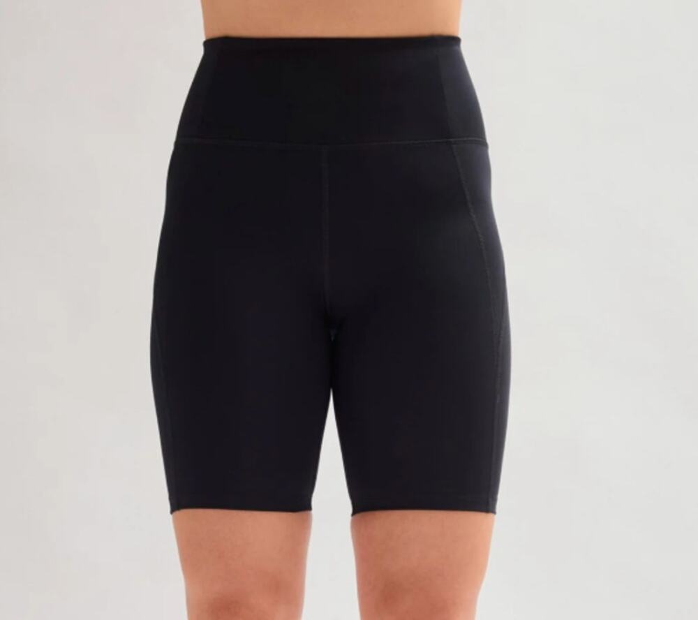 NWT Girlfriend Collective Women's High-Rise Bike Activewear Short Black Size S